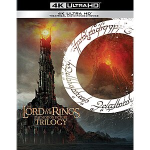 The Lord of the Rings The Motion Picture Trilogy (Extended & Theatrical, 4K Ultra HD) $33.99 + Free Shipping