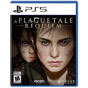 A Plague Tale: Requiem PS5 physical copy  for $39 (savings of 29.99)
