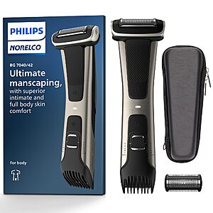 Philips Norelco Bodygroom 7000 Men's Showerproof Trimmer w/ Case & Replacement Head $53 + Free Shipping