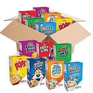 48-Count Kellogg's Breakfast Cereal Single-Serve Boxes (Variety Pack) $16.11 w/ S&S + Free Shipping w/ Prime or on $25+