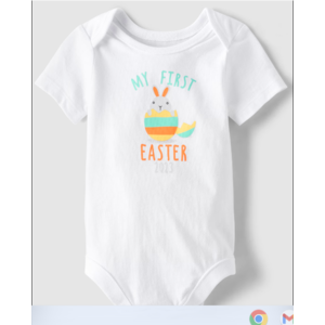The Children's Place: Baby Boys' or Girls' First Easter Graphic Bodysuit (Size 18-24M) $1.50 + Free Shipping