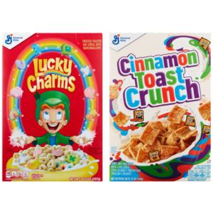 Select 10.5-Oz-12-Oz General Mills Cereals: Cinnamon Toast Crunch, Lucky Charms, Reese's Puffs & More 2 for $2.40 + Free Store Pickup at CVS