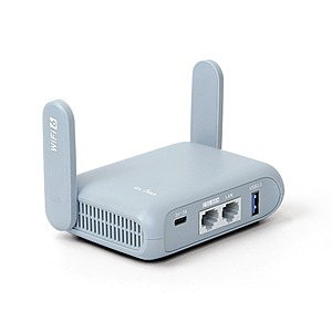 GL.iNet GL-MT3000 (Beryl AX) Pocket-Sized Wi-Fi 6 Wireless Travel Gigabit Router $80.72 + Free Shipping