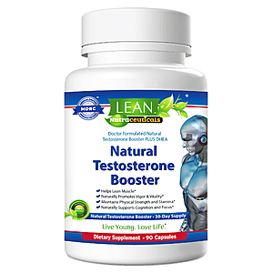Buy 4 Get 1 bottle FREE! for Natural Free Testosterone Booster for Men 90 Capsules MD Certified $24.87