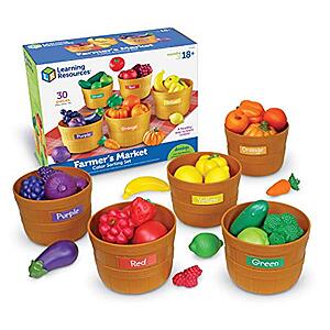 Learning Resources Farmer's Market Color Sorting Set - 30 Pieces - $24.17 + Free Shipping w/ Prime or on $25+