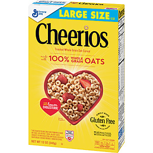 General Mills Cheerios - 5x 12oz boxes $2.49 total, possibly as low as $0.5