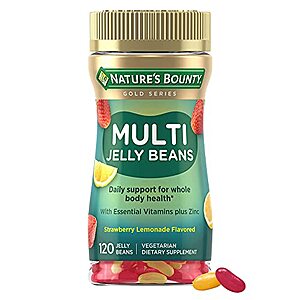 120-Ct Nature’s Bounty Multi Vitamin Jelly Bean Gummies (Strawberry Lemonade) $2.85 w/ S&S (Select Accounts)