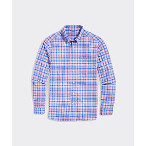 Vineyard Vines Men's: On-The-Go Nylon Plaid Shirt (2 Colors) $34.95, Performance Trucker Hat $8.95 & More + Free Store Pickup at Vineyard Vines or FS on $125+