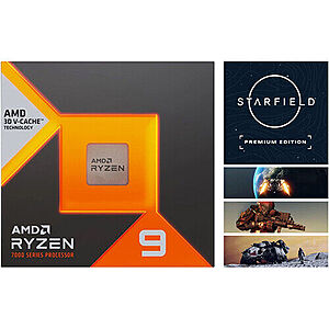 AMD Ryzen 9 7900X3D Desktop Computer Processor CPU + Starfield Premium Game Bundle $439 + Free Shipping