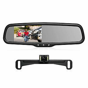 AUTO-VOX OEM Look LCD Rear View Mirror Monitor and Backup Camera @ Amazon 35% off AC / Free Prime Shipping $97.99