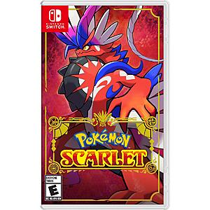 Pokemon Scarlet or Violet - Nintendo Switch $39.99
