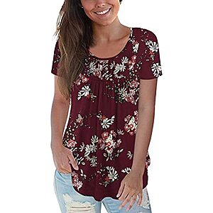 Shop Now and Save on CPOKRTWSO Women's Plus Size Casual Tunic Tops - $11.99 $11.99