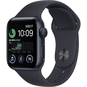Apple Watch SE GPS Smart Watch (2nd Gen, Aluminum Case/Sport Band) $210 + Free Shipping