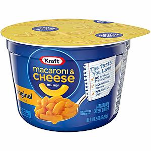 10-Pack Kraft Easy Mac & Cheese Microwavable Cups $5.37 + Free Shipping