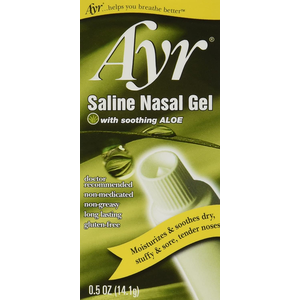 Amazon.com: AYR Saline Nasal Gel, with Soothing Aloe, 0.5 Ounce Tube (Pack of 3) : Health & Household $12