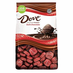 DOVE PROMISES Dark Chocolate Candy 43.07 Ounce 150-Piece Bag $12.52