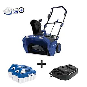 24V-X2-20SB | 48 Volt Cordless Snow Blower Kit | 20 in. | Batteries & Charger Included | Free Shipping | Remanufactured $199.47