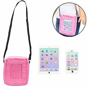 Dress Along Dolly Play Phone, Tablet, and Bag Set for American Girl Dolls - $6.72 - Free Shipping for Prime Members