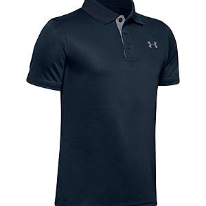 Under Armour Boys' UA Performance Polos (Various) 2 for $25 + Free S&H w/ ShopRunner