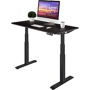 Seville Classics 54" AIRLIFT Pro S3 Electric Sit-Stand Desk (Walnut / Gray) $342.70 + Free Shipping