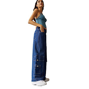 Women's BDG Y2K Wide Leg Jeans (various) $10, Carly Denim Boyfriend Trucker Jacket $20 at Urban Outfitters + Free store pickup