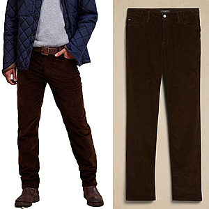 Banana Republic Extra 20% Off Markdowns: Men's Traveler Pants & Jeans $17 | Women's Brooke Wool-Blend Pants $17 + FS from $34+