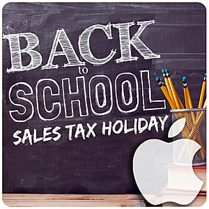 Select Apple Products: Back to School Sales Tax Holiday: 64GB iPad Air + $100 GC from $549 | Massachusetts 8/12 to 8/13, NJ 8/26 - 9/4