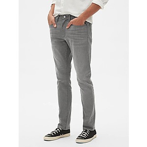 Gap: Men's Slim Jeans (Slate), Soft Wear (Russet Red) $15, Women's V-Neck TENCEL Jumpsuit $16 & More + FS on $25+