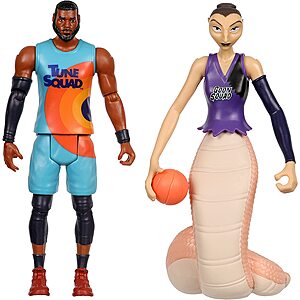 2-Pack Moose Toys Space Jam: A New Legacy On Court Rivals Set (Lebron & White Mamba) $4.50 ($2.25 each) + Free Shipping w/ Prime or on $25+