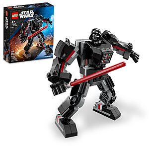 Lego Star Wars Mech Action Figure Sets: Darth Vader, Boba Fett or Stormtrooper $13
