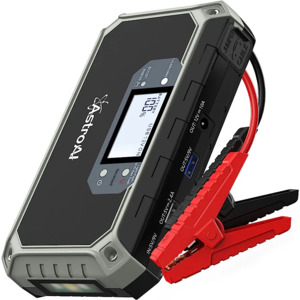 AstroAI Car Jump Starter, 2000A 12V 8-in-1 Battery Jump Starter, Up to 7.0L Gas & 3.0L Diesel Engines, 18000mAh Quick Charge 3.0 Power Bank, $35.19