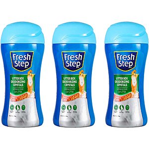 3-Pack 15 oz. Fresh Step Cat Litter Crystals (Summer Breeze) $3.66 at Amazon