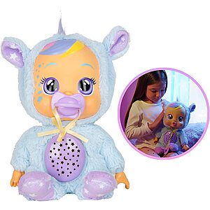 12" Cry Babies Goodnight Starry Sky (Jenna) Doll, Plays 5 Lullabies & Night Light Sky Projection $14.39 - Shipping is free with Prime or on orders $25+