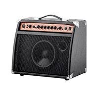Stage Right by Monoprice 20-Watt 8in Acoustic Guitar Amplifier and PA, 3-band EQ w/ Built-in Effects $79.50 + Free Ship