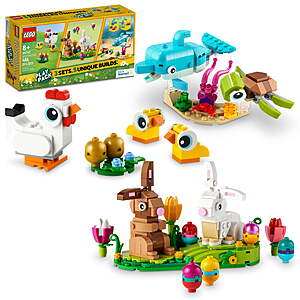 486 Pc. LEGO Animal Play Pack 66747 Easter Gift for Kids $14.97 - Walmart