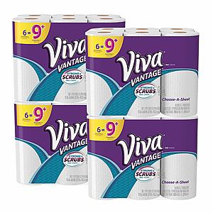 24-Pack Viva Vantage Choose-A-Sheet "Big Plus" Roll Paper Towels $20.66 5% or $18.07 15% AC w/s&s + Free S/H