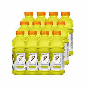 12-Pack 20oz Gatorade Thirst Quencher (Lemon-Lime) $6.55 & More w/ S&S + Free S/H