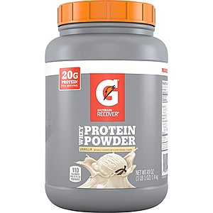 49oz. Gatorade Whey Protein Powder (Vanilla) $27.99 5% AC w/s&s
