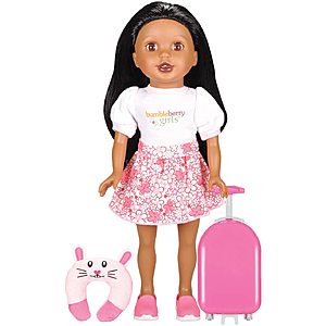 15" Bumbleberry Girls Travel Set Doll - (Danica, African American) $7.55 & More - Amazon
