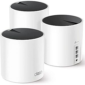 TP-Link Deco AX3000 WiFi 6 Mesh System(Deco X55) - (3-pack) - $184 FS