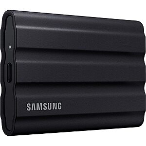 $199.99: 4TB SAMSUNG T7 Shield USB 3.2 Gen2 IP65 Portable Solid State Drive (Black)