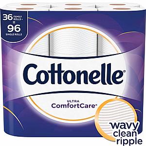 36-Ct Cottonelle Family Roll+ Bath Tissue + 24-Ct VIVA Big+ Roll Paper Towels  $26.60 + Free Shipping