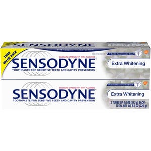 2-Pack 4oz Sensodyne Sensitivity Toothpaste (Extra Whitening) $5.77 + Free Shipping