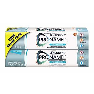 2-Pack of 4oz Sensodyne Pronamel Fresh Breath Toothpaste $8 w/ S&S + Free S/H