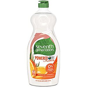 6-Pack 25oz Seventh Generation Dish Liquid Soap (Clementine Zest & Lemongrass) $13.30 w/ Subscribe & Save