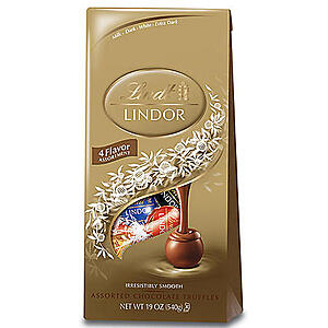 Lindt Chocolate Assorted Lindor Truffle Bag (19 oz.) $7.98.  $0.42 an oz