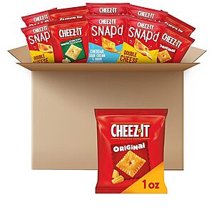 Amazon: Extra 20% Off Select Snacks: 42-Ct 38-oz Cheez-It Crackers (Variety Pack) $15.75 & More w/ Subscribe & Save