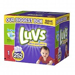 Luvs Ultra Leakguards Diapers: 216-Ct Size 2 $20 w/ S&S + Free S&H