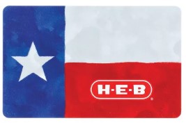 Free $10 HEB gift card when purchasing a $50 gift card of one of the 7 retailers including Ace Hardware, Dick's Sporting Goods, Chipotle, Academy and more in-store only