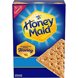 Honey Maid Honey Graham Crackers, 6 - 14.4 Ounce Boxes (Pack of 6) $10.91
